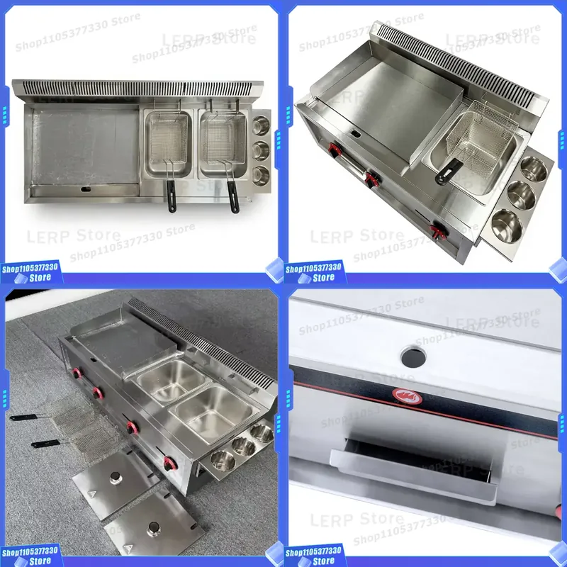 Heavy Equipment Kitchen - Fritadeira a Gás Comercial de Aço