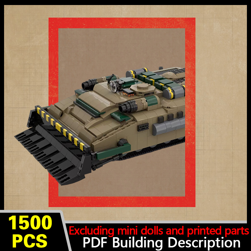Heavy Equipment Armor - Modelo de Veículo Blindado Pesado MOC,