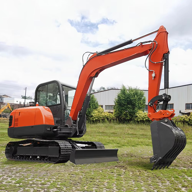Heavy Equipment With Bucket - Escavadeira Hidráulica Industrial com Caçamba Reforçada