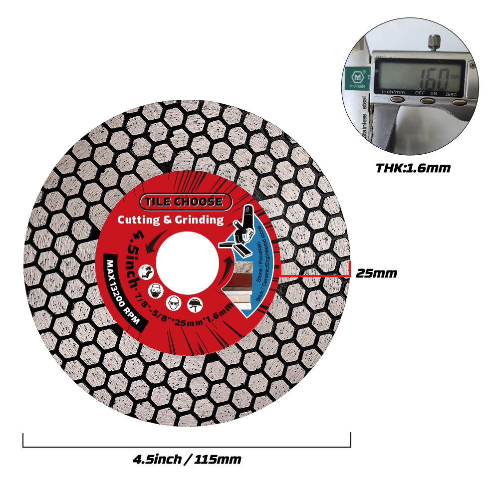 D115mm/125mm lâmina de diamant - Brick Cutting Saw avaliação e preço