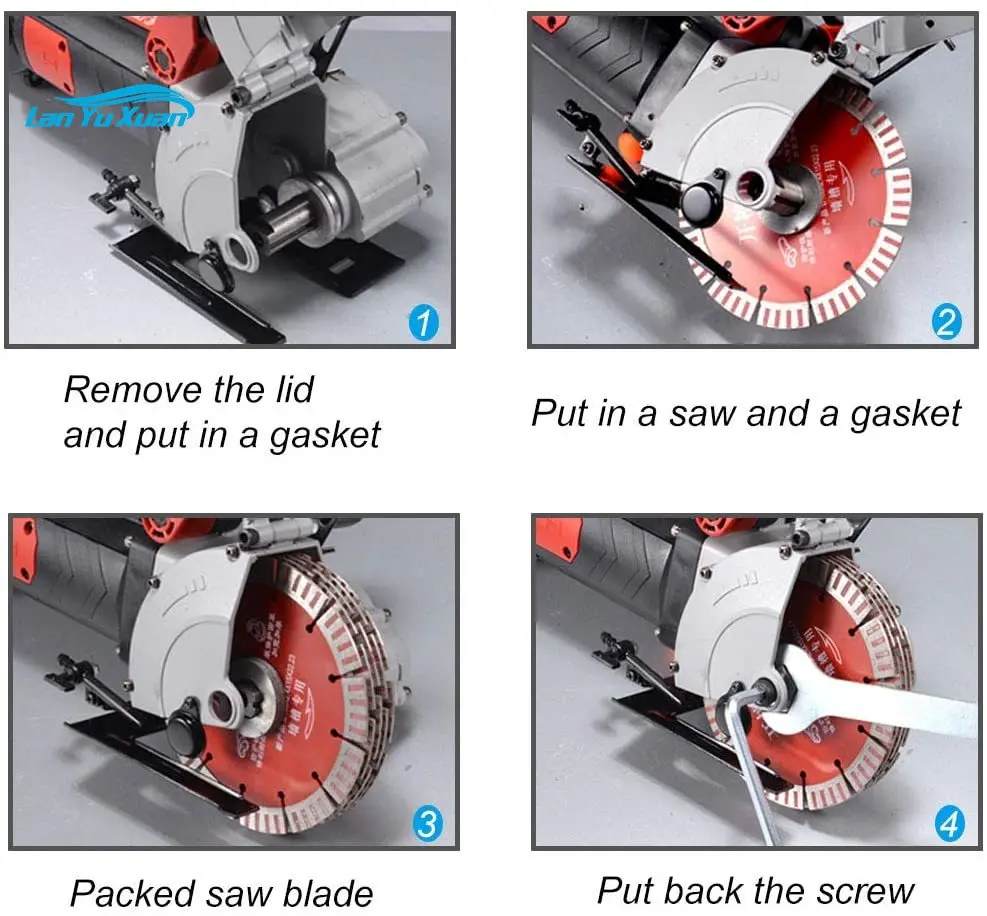 110/220v parede grooving máqui - Brick Cutting Saw avaliação e preço