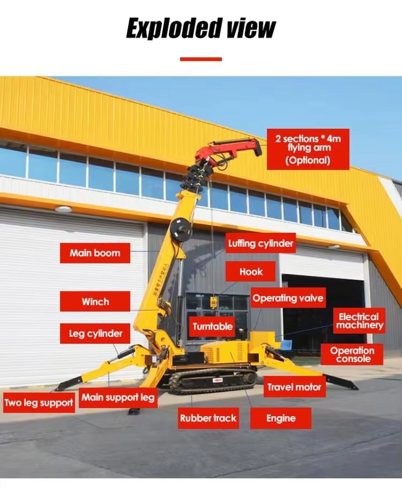 Guindaste Aranha Hidráulico 8T - Heavy Equipment Lifting avaliação e preço